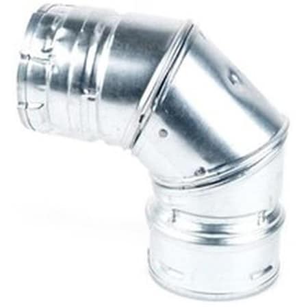 Duravent Duravent 3PVL-E90R 3 in. Pellet Vent 90 Degree Elbow 176296